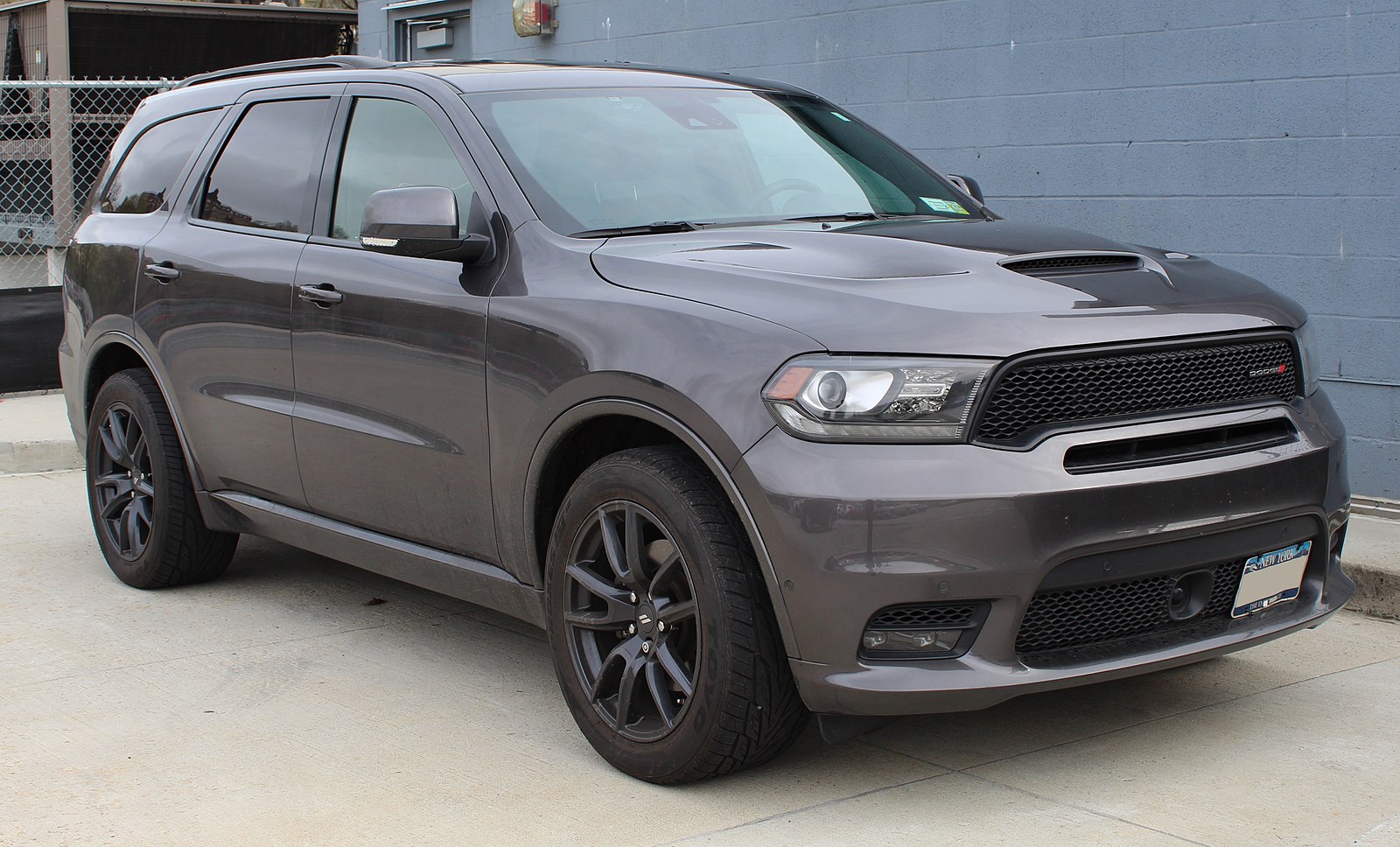 Silver Dodge Durango