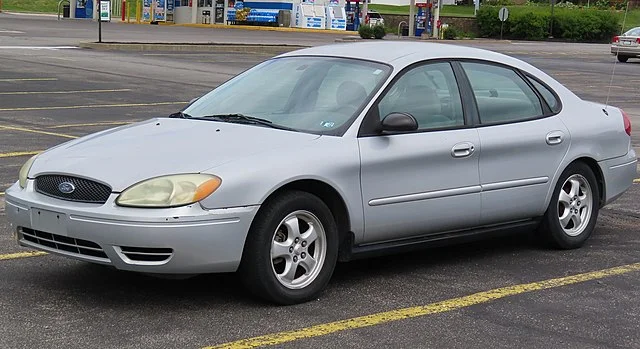 Silver Ford Taurus