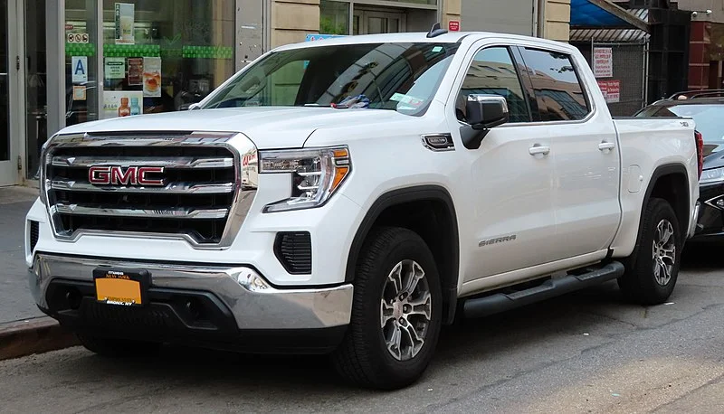 White GMC Sierra