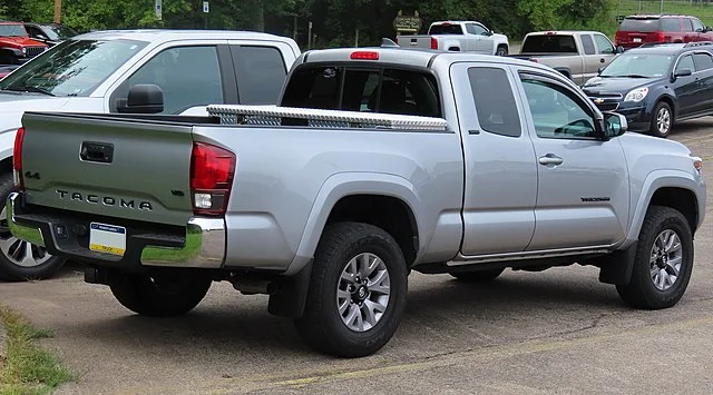 Silver Toyota Tacoma