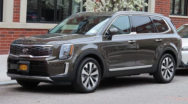 Kia Telluride on a street