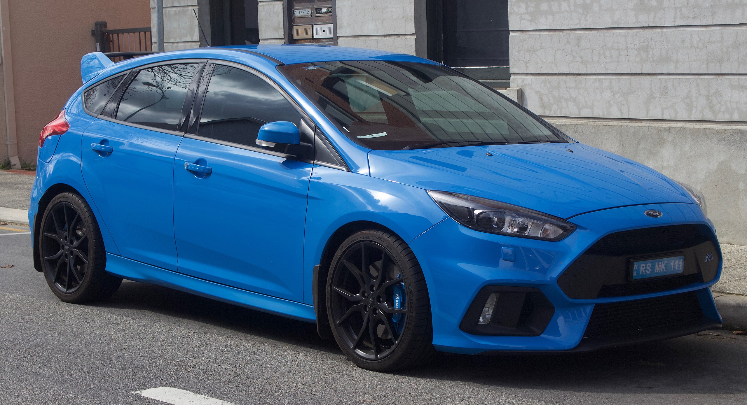 Blue 2017 Ford Focus