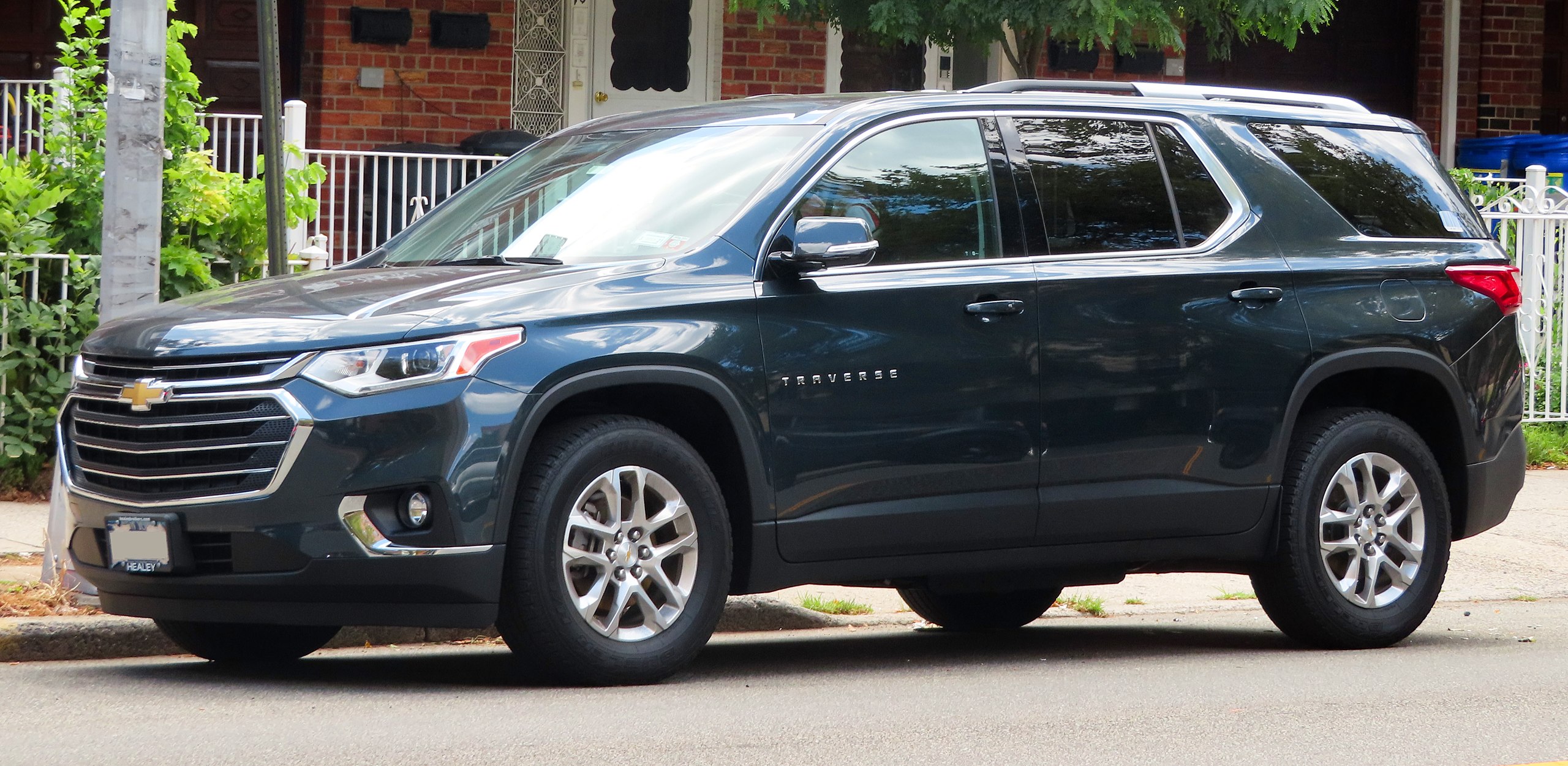 Photo of blue 2018 Chevy Traverse