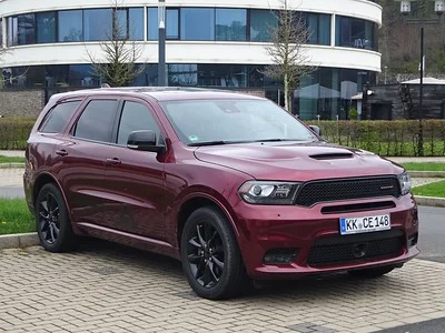 Maroon Dodge Durango