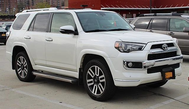 White Toyota 4Runner