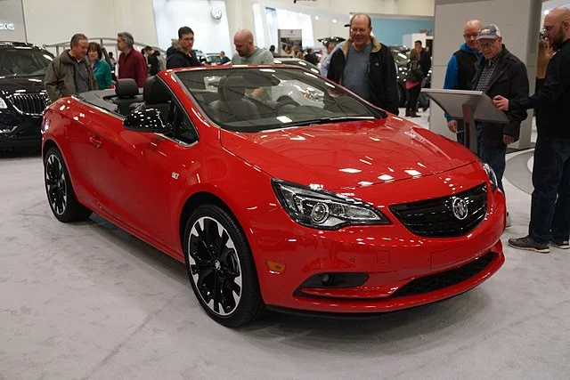 Buick Cascada in a showroom