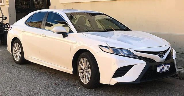 White Toyota Camry