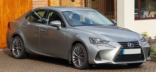 Silver Lexus IS