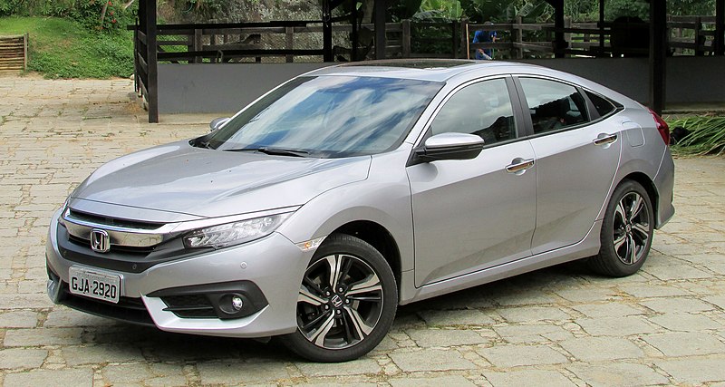 Silver Honda Civic