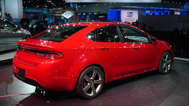 red 2013 dodge dart