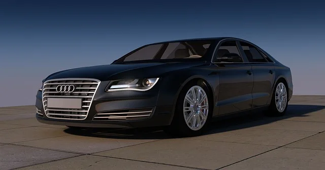 Black Audi A8