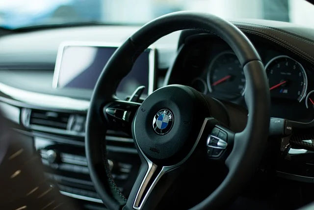 BMW steering wheel