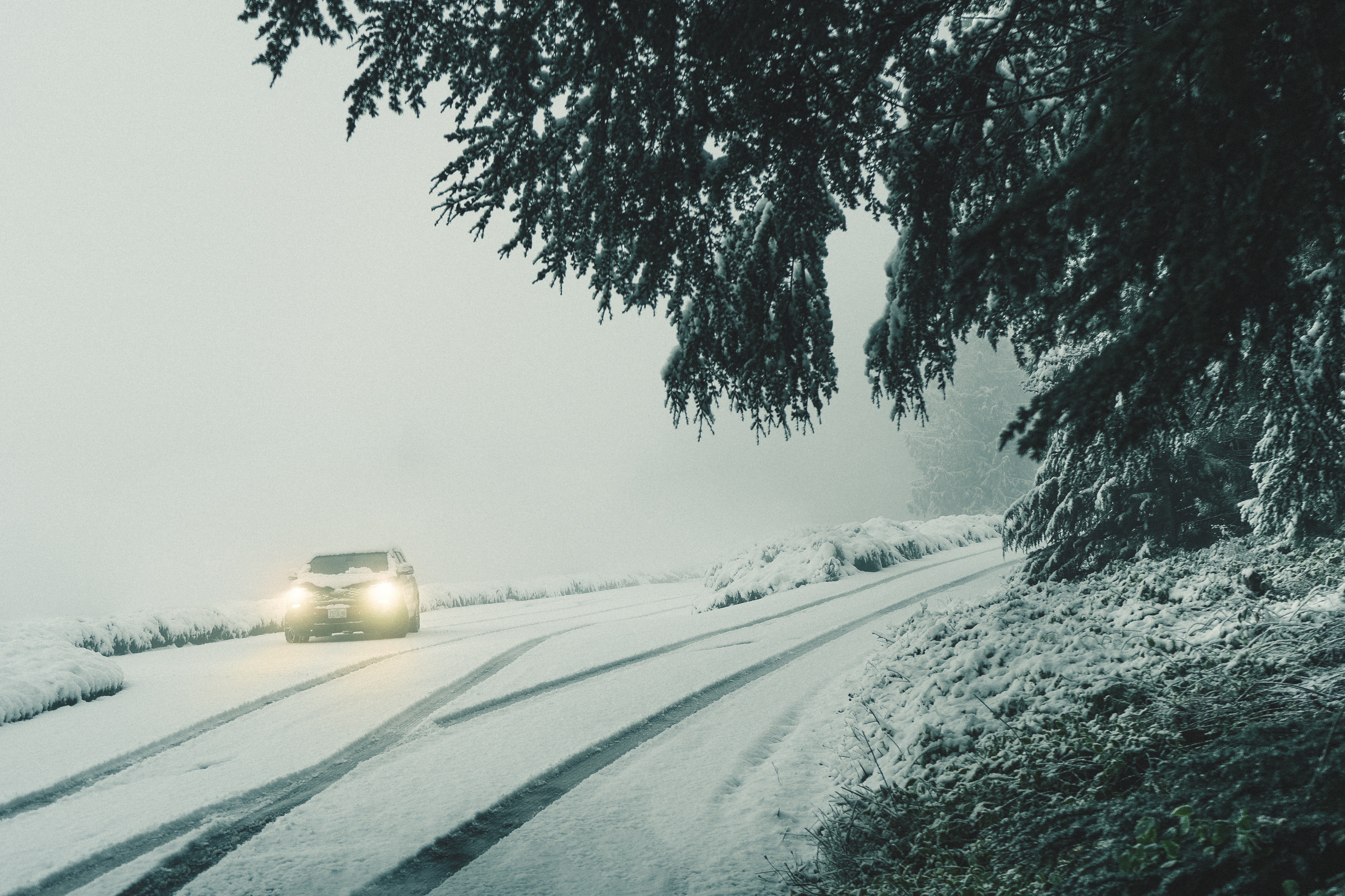 Car in snow