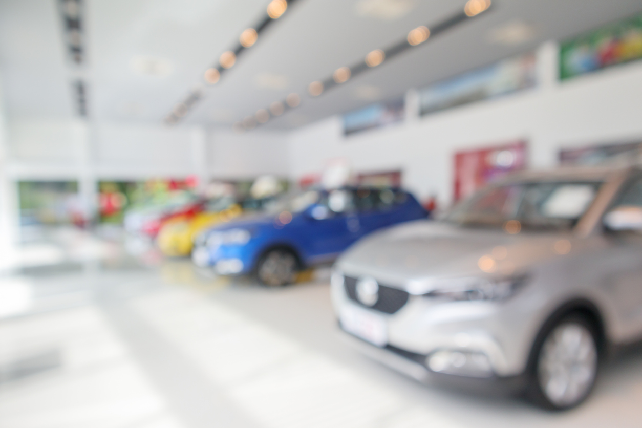 Photo of used car dealership showroom