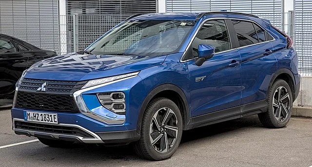 Blue Mitsubishi Eclipse Cross