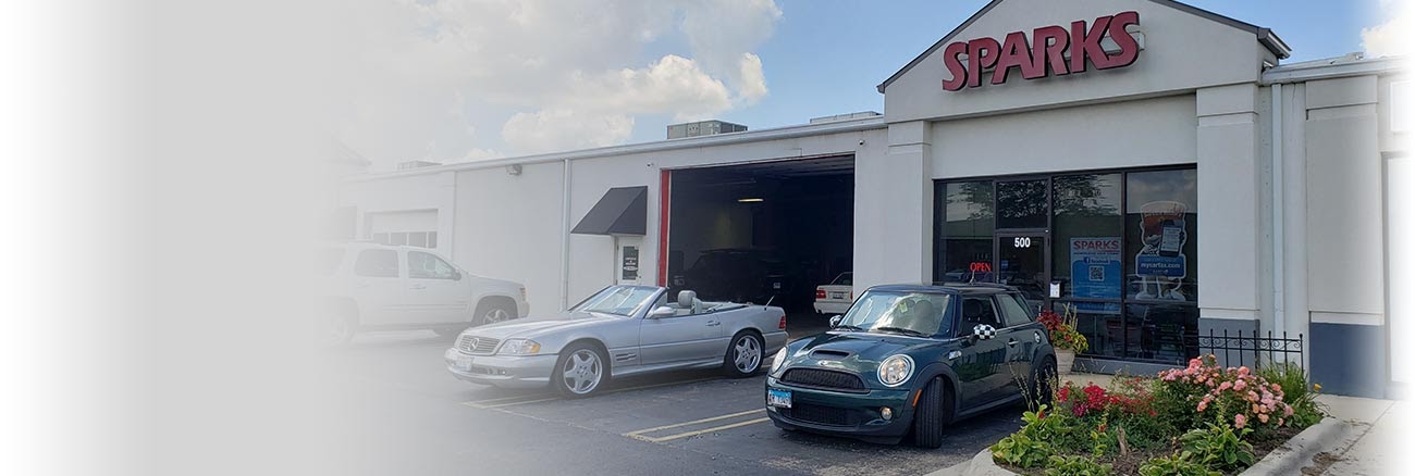 Photo of Sparks used car inspection station storefront