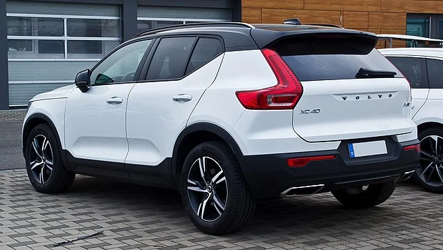 Rear bumper of a Volvo XC40